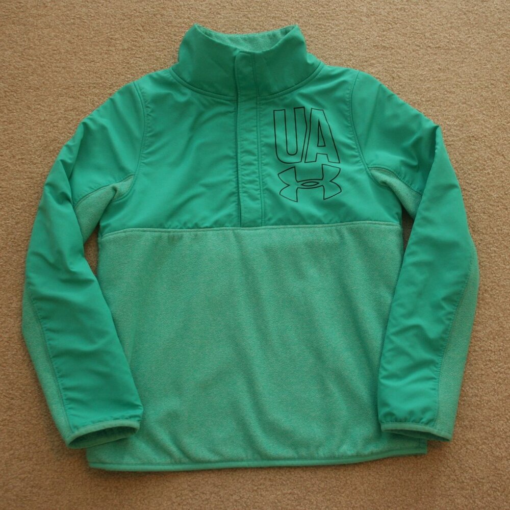 🟢 Kids Under Armour Coldgear Pullover – Excellent Condition – Youth Large 🟢